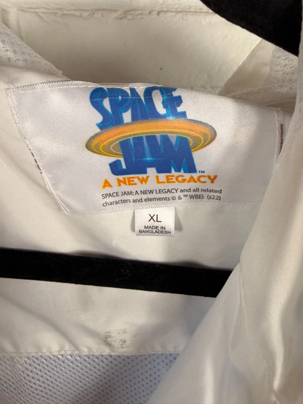 Members Only Space Jam A New Legacy‎ Windbreaker Jacket XL Hooded